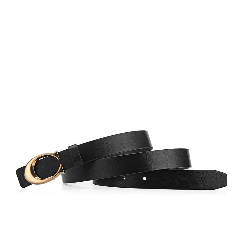 Fashionable Slim-fit Decorative All-match Women's Thin Belt Fashionable Slim-fit Decorative All-match Women's Thin Belt